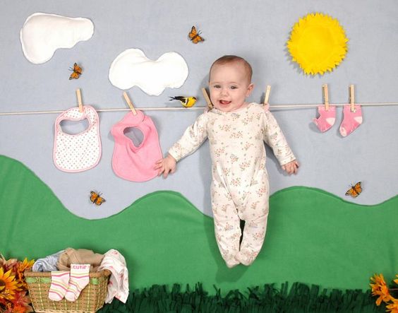 creative baby photo shoot ideas